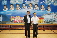 Prof. Joseph Sung, Vice-Chancellor of the Chinese University of Hong Kong (CUHK) and Director Prof. Deng Yibing of ACC